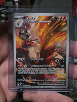 Pokémon Tcg Card Game- Destined Rivals Blaziken Illustration Rare