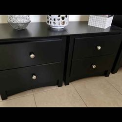 Black end tables