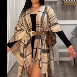 New Plaid shawl