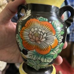 Vintage Hand Painted Vase