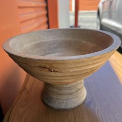 Wooden Dough Bowl Fruit Bowl