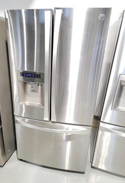 Kenmore 3-Door Stainless Steel Refrigerator
