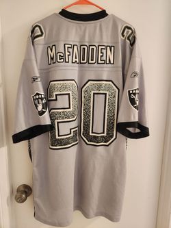 Men's Reebok Oakland Raiders #20 Darren McFadden NFL Embroidered Football Jersey Size 2XL (SE SD)