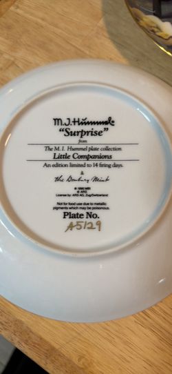 Vintage plate