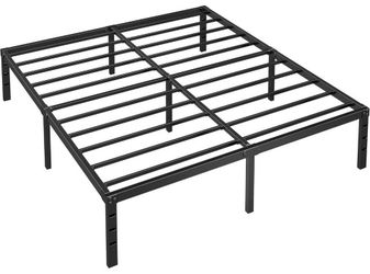 King Size 12 Inch Metal Platform Bed Frame (141)