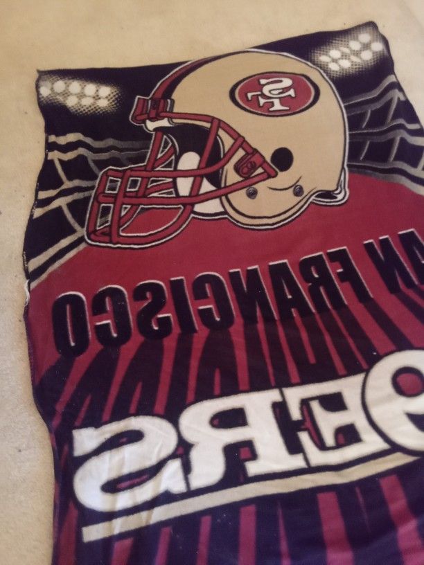 49ers Couch Throw