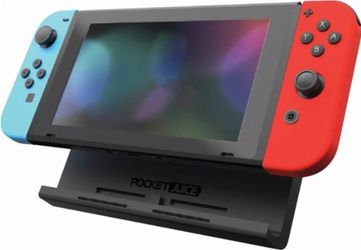 New Tzumi - PocketJuice 10,000 mAh Portable Charger for Nintendo Switch - Black $40