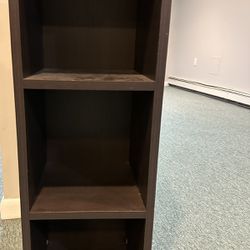 Dark Chocolate Brown Furniture Shelf Organize