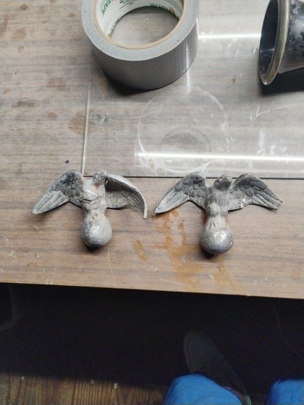 Antique Civil War Era Final Flight Eagles