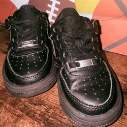 Nike Force 1 Toddlers' Shoes Black/Black