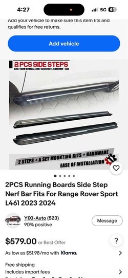 2pc side step running board