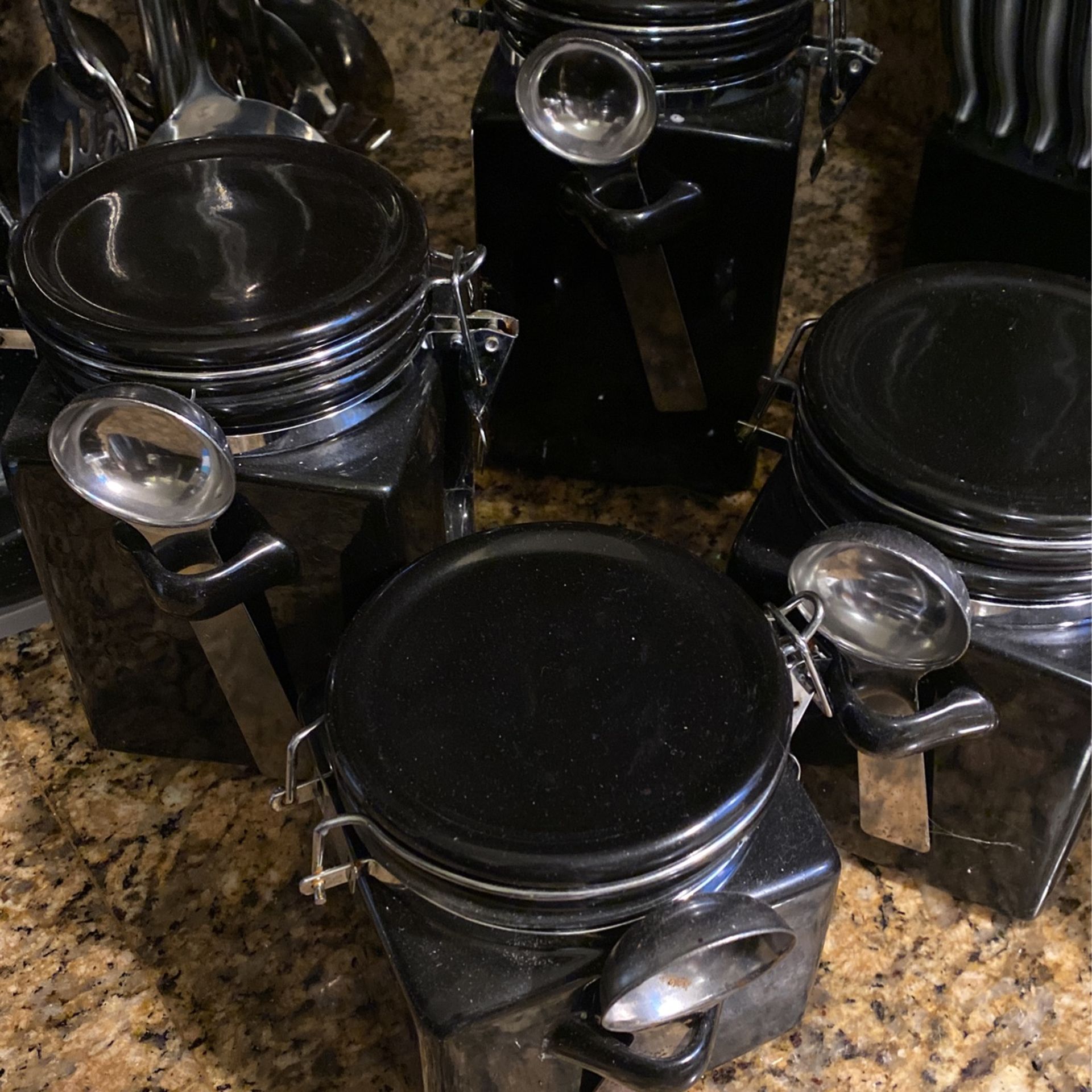 Canister Set Black