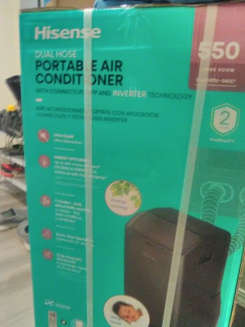 Hisense 10,000 BTU 550 Square Feet Portable Air Conditioner