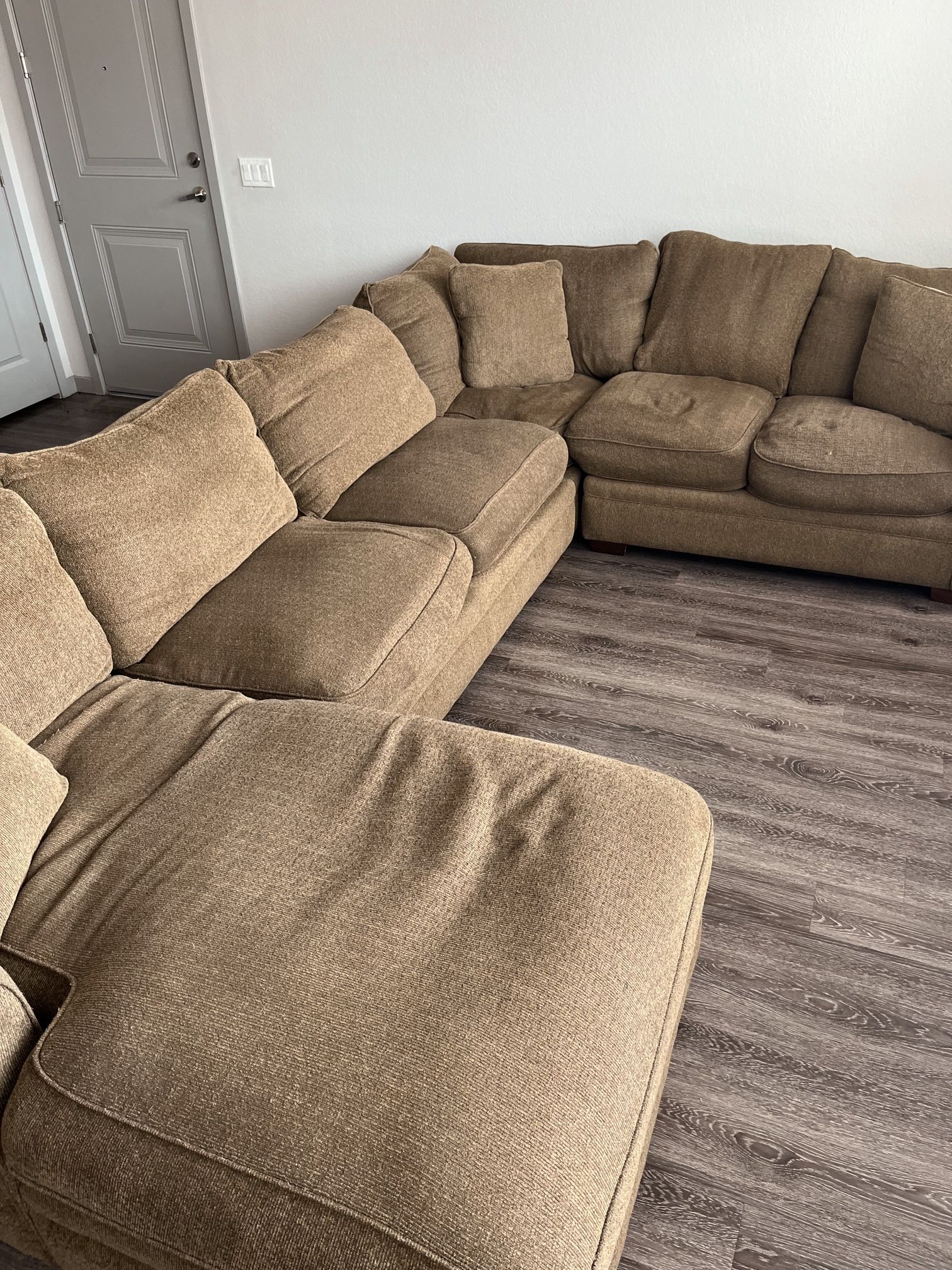large tan/ brown couch