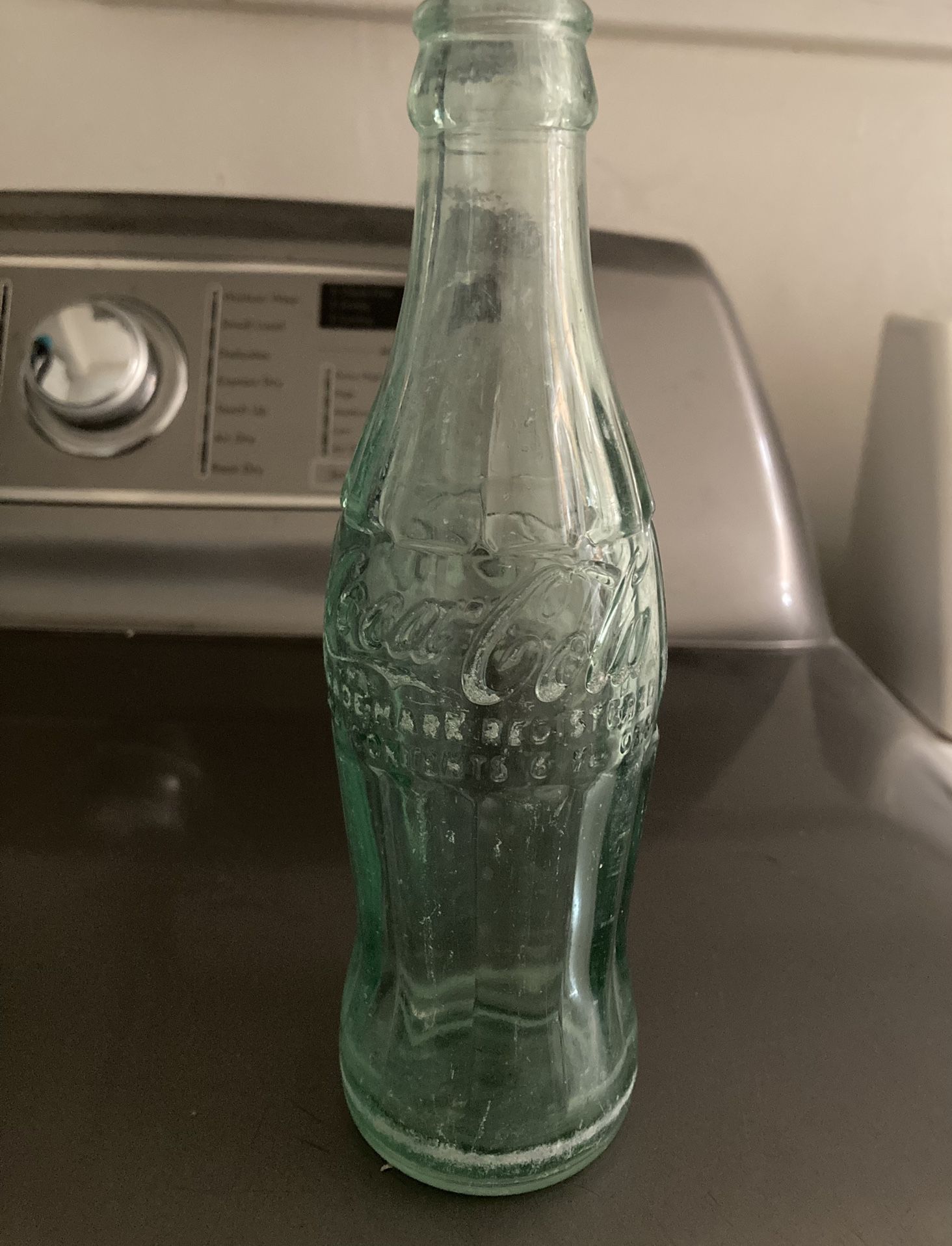 Coca Cola Bottle 1960 Vintage Green