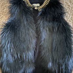 New Michael Kors faux Fur Vest XS Size