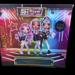 2022 RAINBOW HIGH RAINBOW VISION ROYAL THREE SEMI FINALIST MINNIE CHOI DOLL