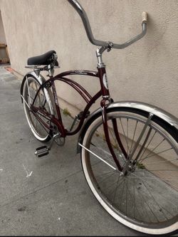 1950 Schwinn Bike Burgundy color