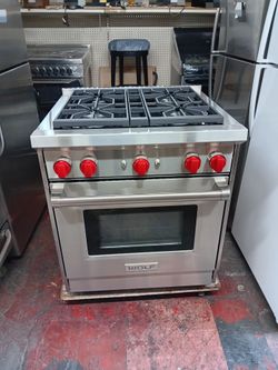 Wolf 4-burner pro GR304 stove range 30-inch