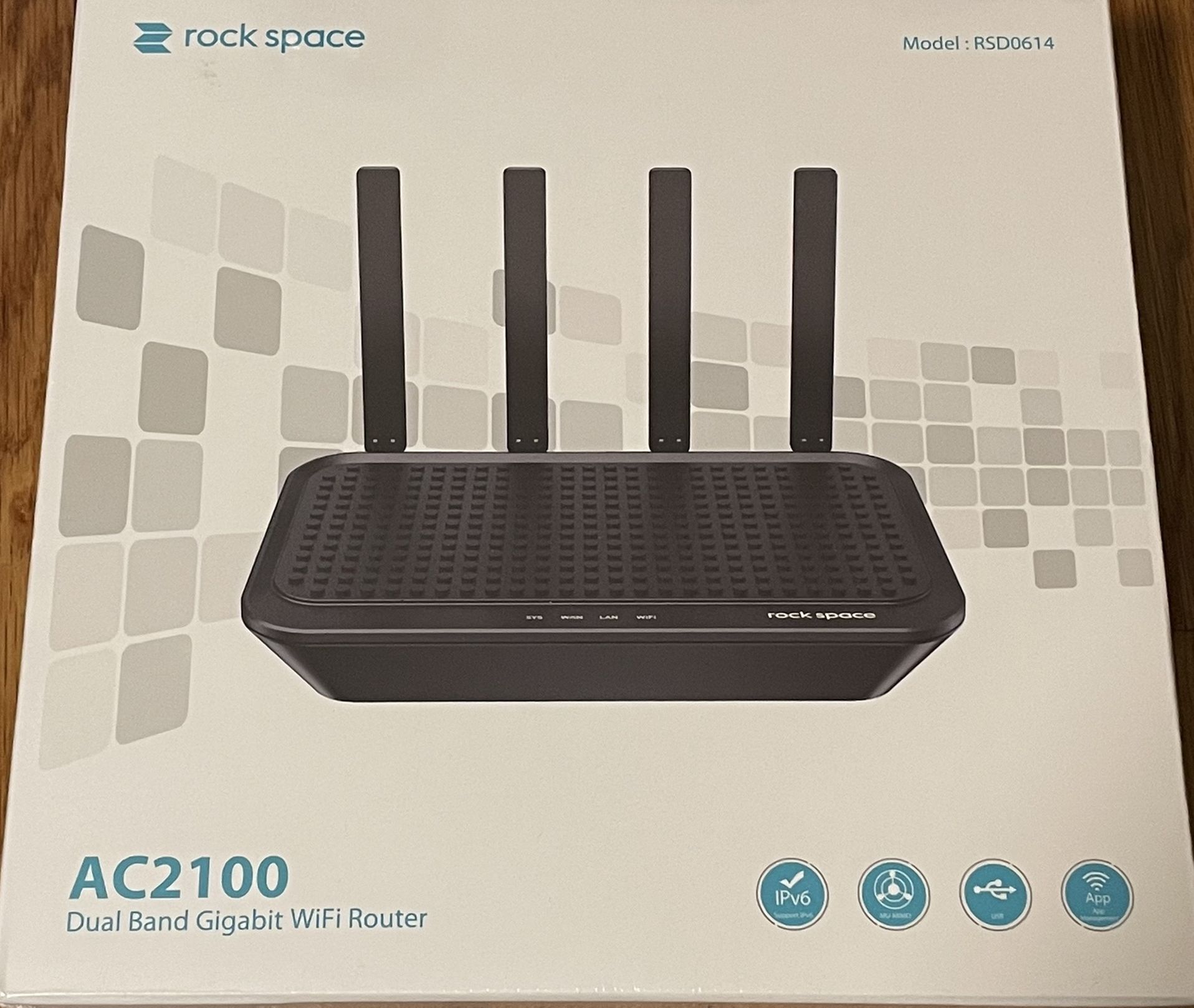 Rock Space AC2100 Dual Band Gigabit Wifi Router
