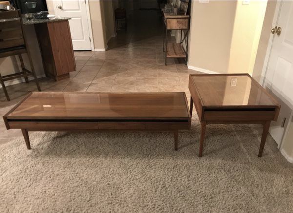 Mid Century Modern Mcm Coffee Table And End For In Mid Century Modern Mcm Coffee Table And End