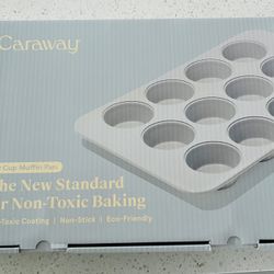 CARAWAY GRAY MUFFIN PAN - BRAND NEW!!!