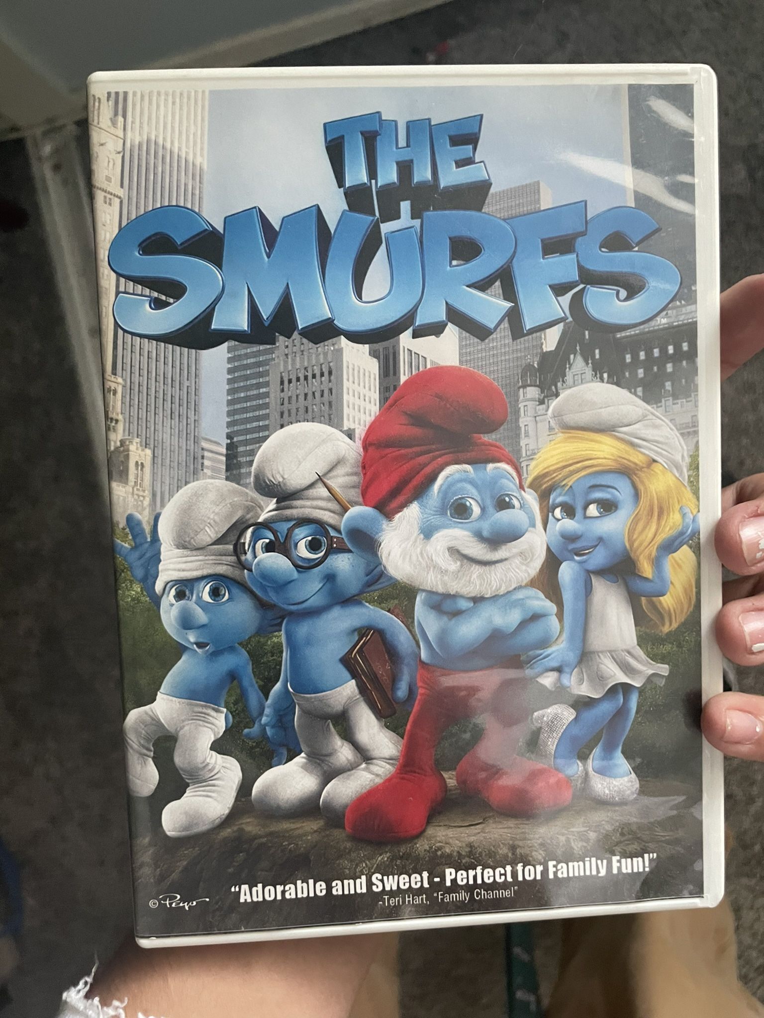 The Smurfs 2011 Live Action DVD