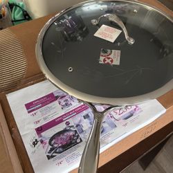 Princess House Princess Heritage Signature 13" Nonstick Straining Skillet 