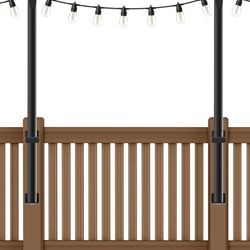 Brand new 2 Pack 5Ft String Light Poles