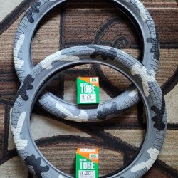 NEW Bicycle Bmx Fat Tires 20" Gray Camo