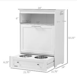 Pet Feeder Storage Cabinet