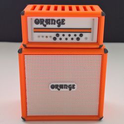 NEW Orange Amp Amplifier Head & Cabinet Guitar Pick Holder Box