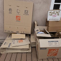 Home Depot Moving Boxes (TV moving Box too!)
