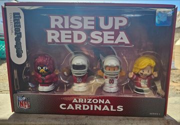 Little People Collectors NFL Arizona Cardinals Rise Up Red Set