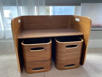 Woody Colo Colo Kids Table & Chair Set - Japanese Multi-Functional Design!