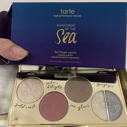 Tarte Rainforest of the Sea Foil Finger Paints Eyeshadow Palette Limited NIB