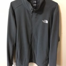 The North Face Men’s Xl Grey Light Fleece Full Zip Up Jacket