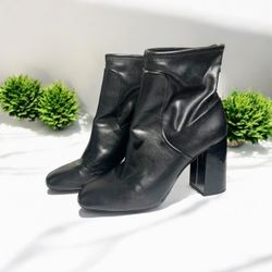 Charles David Chunky square toe ankle boots