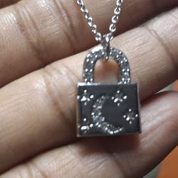 Lock Pendant Necklace 