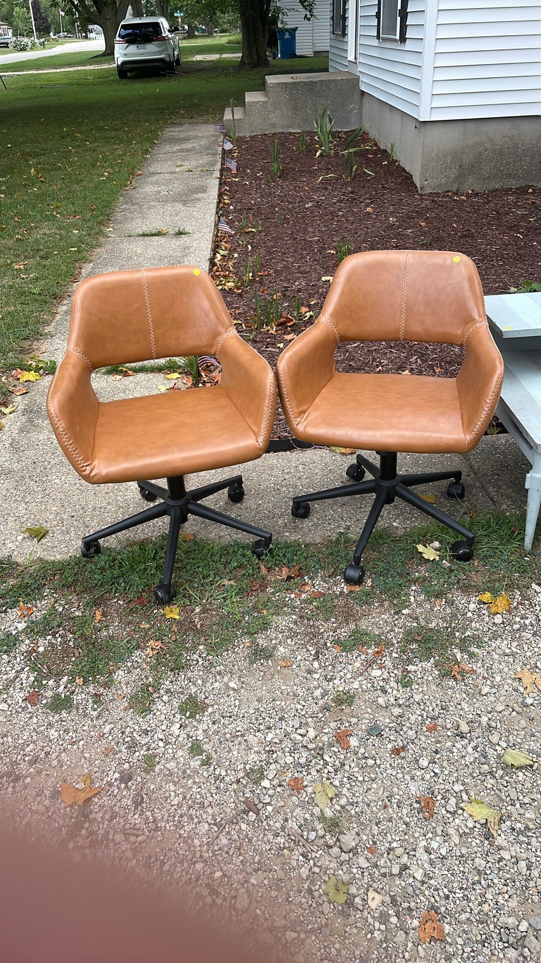 Desk Chairs - Pair