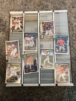 Baseball Card Bulk Base Lot Approx 2400 cards