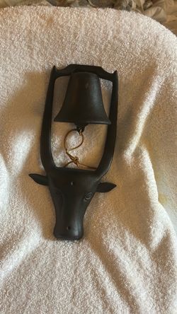 Cast iron cow bell