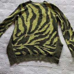 Michael Kors sweater cadmium yellow striped
