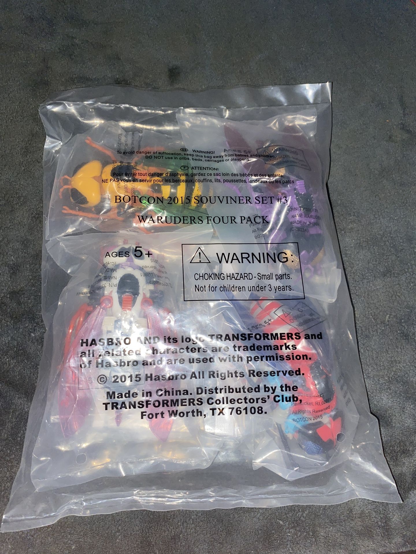 Transformers Botcon 2015 8 Pack Exclusive. New Sealed In Bag.