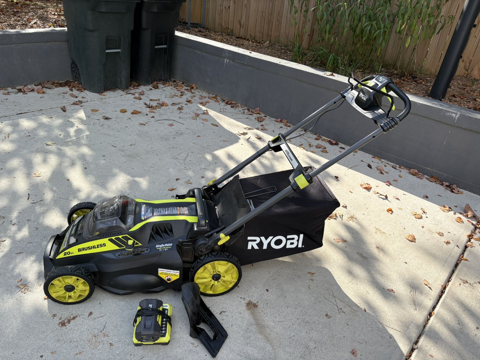 RYOBI 20” 40V Brushless Self-propelled Mower