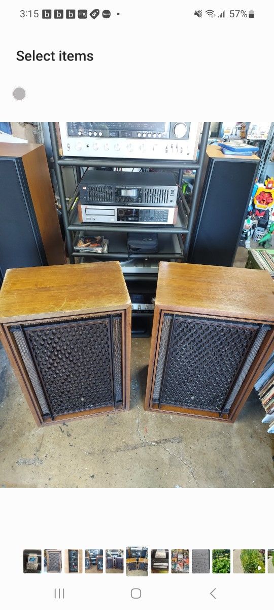 Akai Vintge Speakera
