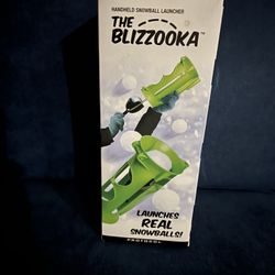 The Blizzooka Handheld Snowball Launcher