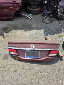 Parted out 13-15 civic sedan trunk
