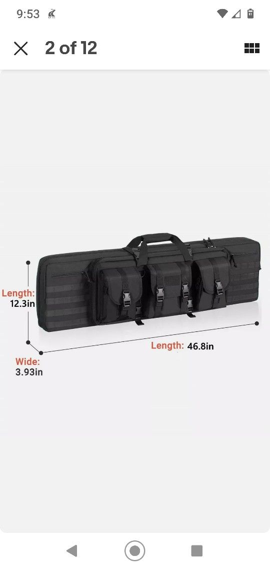 double padded tactical bag