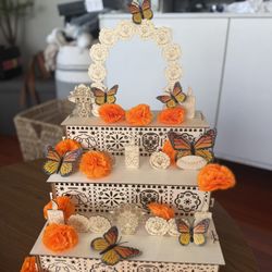 Altar De 3 Pisos Con Cruz